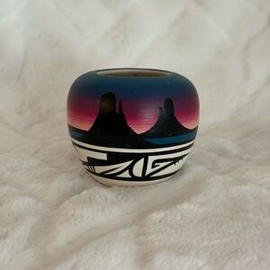 Mini Multicolor Southwestern Pottery Vase